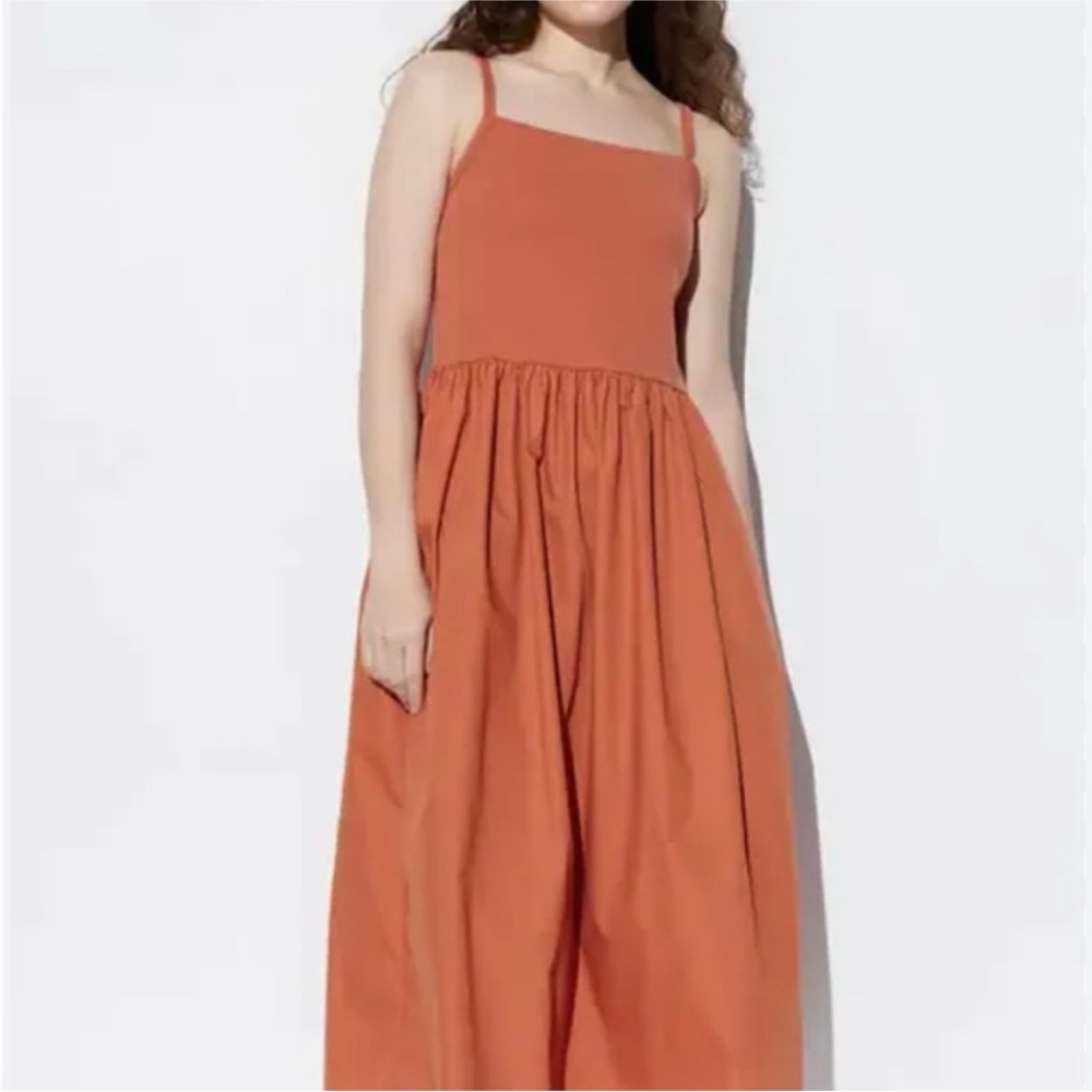 Uniqlo Combination Bra Camisole Midi Dress